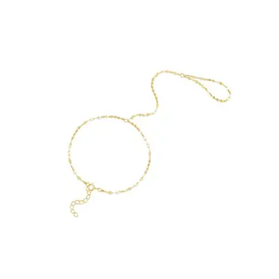 Image de Bracelet Coeur Pétale en Argent Sterling - Élégant & Minimaliste