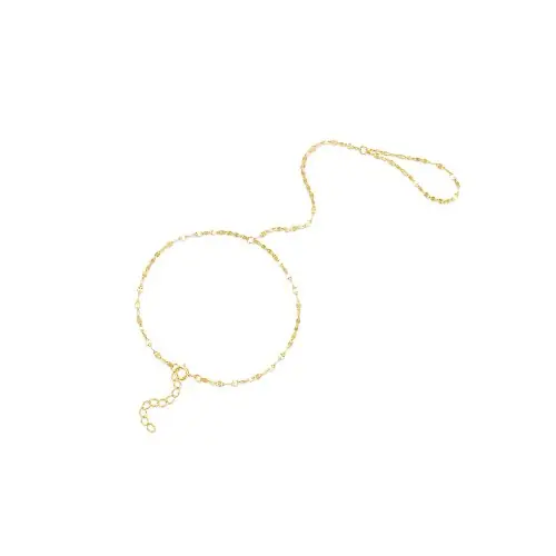 Image de Bracelet Coeur Pétale en Argent Sterling - Élégant & Minimaliste
