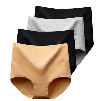 Lot 4 Culottes Taille Haute Coton - Shaping & Confort