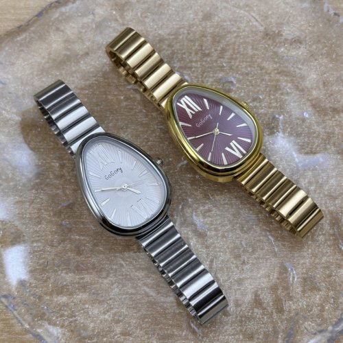 Immagine di Elegante Orologio da Donna con Testa di Serpente in Acciaio Inossidabile, Orologio da Polso al Quarzo di Lusso con Cinturino Moderno - Regalo Perfetto per Lei