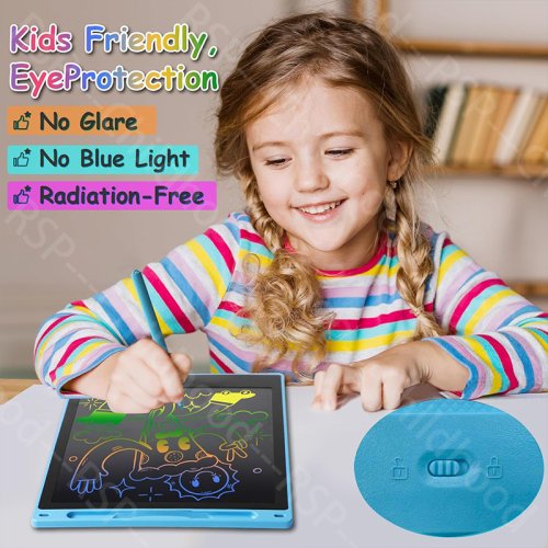 Zdjęcie Cyfrowy Tablet LCD do Pisania i Rysowania 10-12 Cali – Przenośny Elektroniczny Blok Do Rysowania Dla Dzieci 3-8 Lat, Idealny Prezent