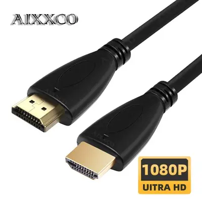 Image de Câble HDMI Plaqué Or 1.4 - 1080p Full HD