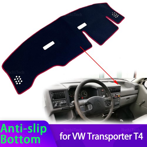 Bild von Dashmat für Volkswagen T4 Transporter, Eurovan, Vanagon, Caravelle (1990–2004) – Mattes Armaturenbrett-Abdeckpad mit Sonnenschutz und Schutzfunktion