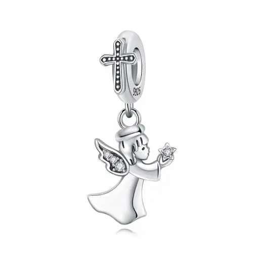 Image de Pendentif Jésus en Argent Sterling 925 - Symbole Religieux Élégant