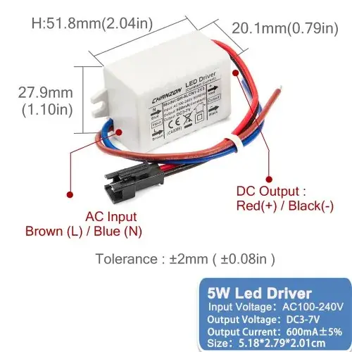 600mA DC3-7V