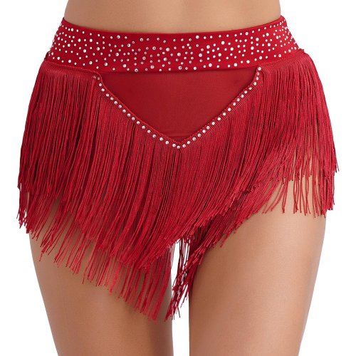 Imagen de Pantalones Cortos de Danza con Borlas Brillantes