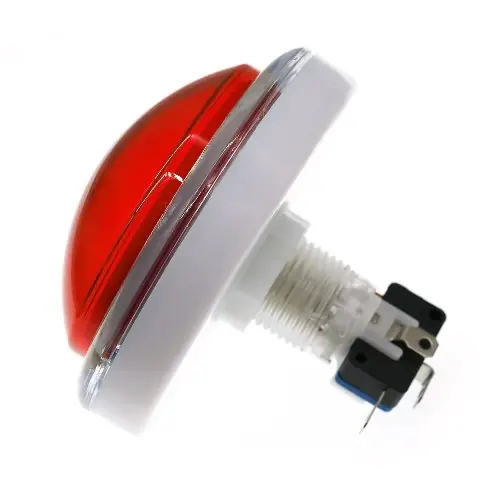 Image de Bouton Poussoir LED Lumineux 100mm - Style Arcade