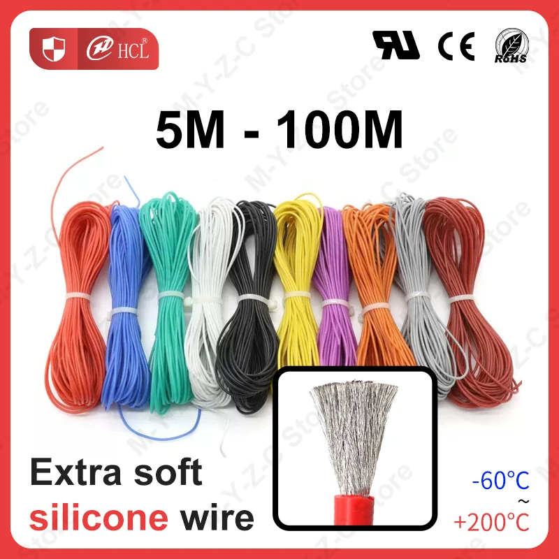 Image de Câble Silicone Haute Température - Flexible & Résistant