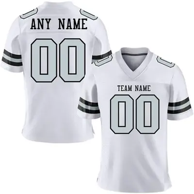 Image de Maillot de football américain personnalisé avec nom et numéro