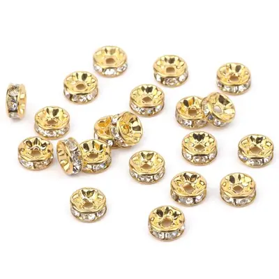 Image de Perles Strass Cristal 6mm-10mm - Lot de 50 pcs