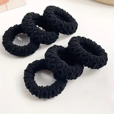 Image de Attaches de Cheveux Épaisses & Durable - 10 Pièces