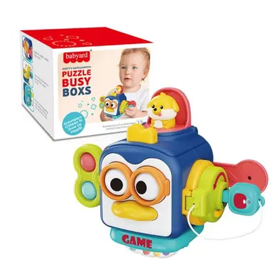 Image de Cube Occupé Montessori - Jouet Sensoriel Éducatif pour Bébé
