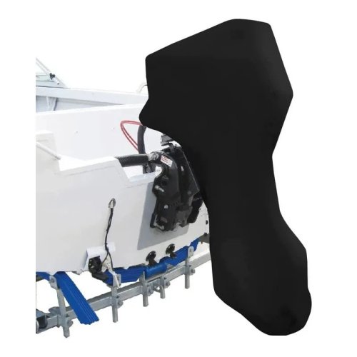 Afbeelding van Waterdichte Motorbeschermhoes voor Buitenboordmotor - UV-bestendig & Stofdicht