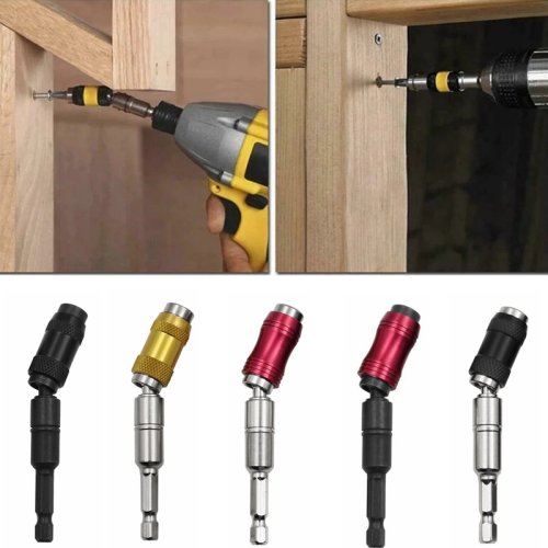 Afbeelding van Magnetische 1/4 inch Hex Ring Schroevendraaierbits met Quick-Change Houder en Verlengstuk – Compleet Handgereedschapset voor Precisieboor- en Schroefwerk