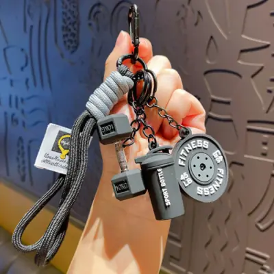 Image de Porte-clés Fitness avec Haltères Détachables & Gobelet