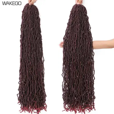 Image de Faux Locs Crochet Hair - 6 Packs de 21 Brins