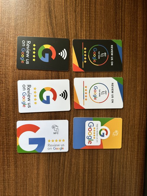 Zdjęcie Zrostuj swój biznes dzięki kartych przeglądowych Google NFC. Karty przeglądowe Google