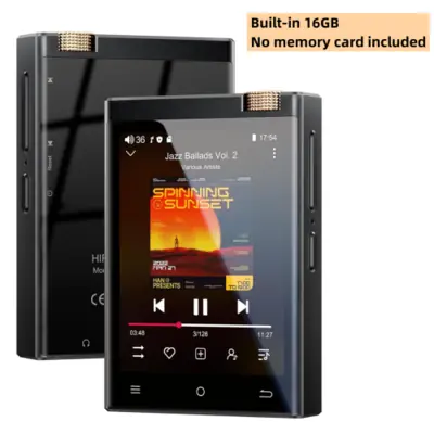 Image de Lecteur MP3 Hi-Fi Bluetooth Wi-Fi 16-128 Go DSD Audio Haute Résolution