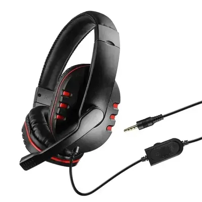 Image de Casque Gamer Filaire avec Micro - Anti-Bruit pour PC, PS4, PS5, Nintendo & Tablettes