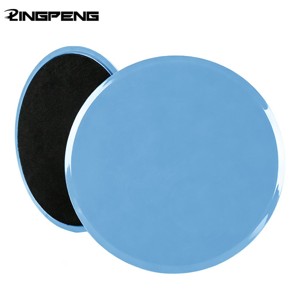 Image of 2pcs Solid Color Yoga Sliding Discs, Yoga Fitness Foot Sliding Pads, Workout Equipment For Abdominal Core Training, Body Shaping