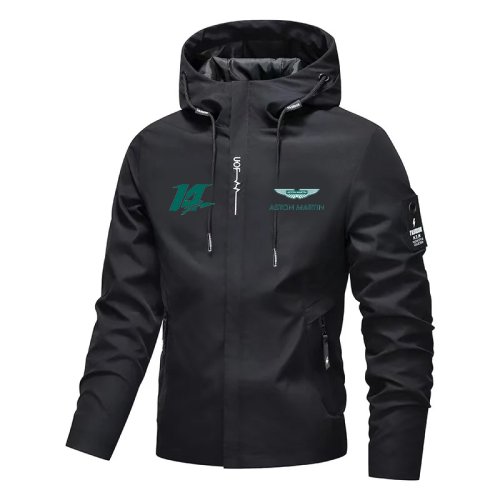 Image of 2026 Aston Martin Racing Team Men's Hoodie – Premium Autumn & Spring Casual Wear for Motorsport Enthusiasts