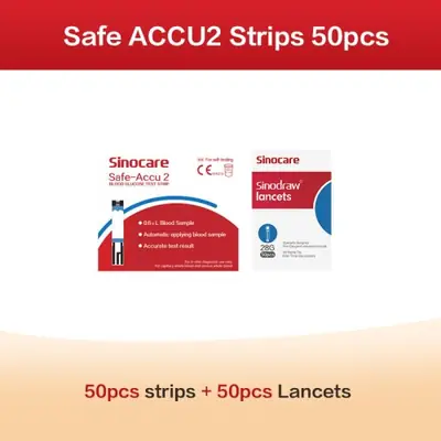 Image de Glucomètre Sannuo avec 50 Bandes - Précision et Facilité d'Usage