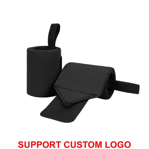 Immagine di 1 paio di cinghie di supporto per il polso con cinturino per sollevamento pesi extra resistenti, fas...