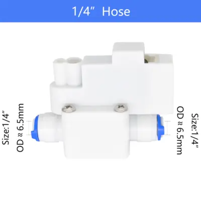 Image de Raccord Tuyau OD 1/4 Haute/Basse Pression - RO & Osmose Inverse