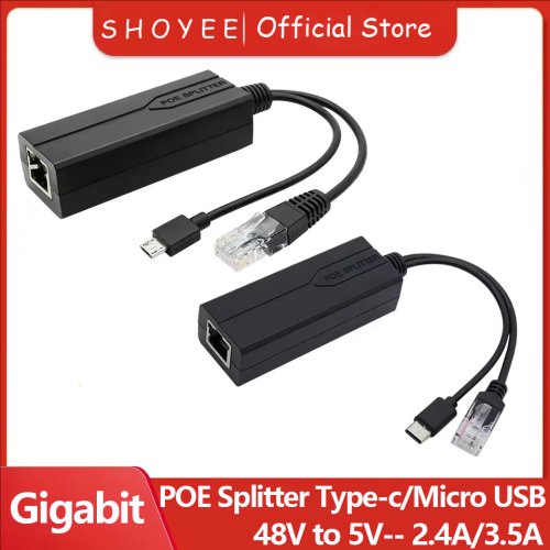 Bild von PoE Splitter 48V zu 5V – Kompatibel mit Huawei & Hikvision Kameras