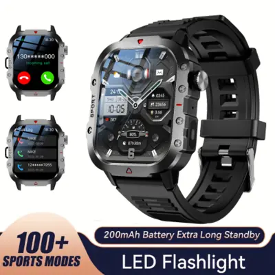 Image de Montre Intelligente Sportive avec Écran HD et Lampe LED