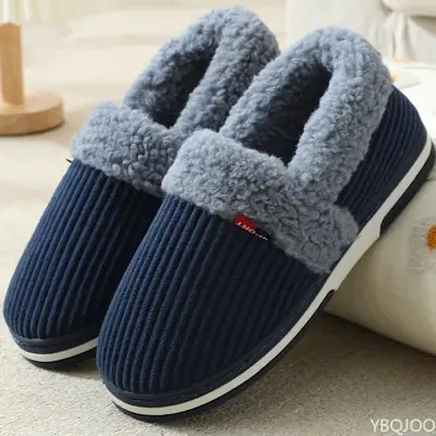 Image de Pantoufles Hiver Homme - Douces, Antidérapantes & Chaudes