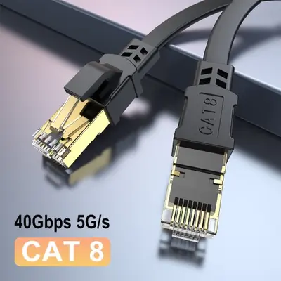 Image de Câble Ethernet Cat 8 40Gbps - Connexion Ultra-Rapide