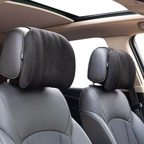 Image of Premium Memory Foam Car Neck Pillow with Washable Cover – Ergonomic Travel Support for Comfortable Driving and Long Journeys