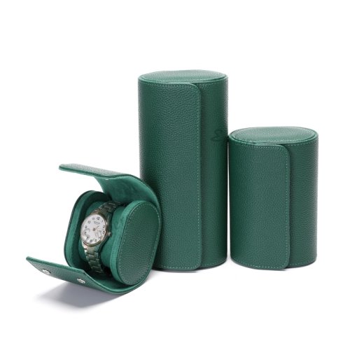 Bild von Elegante Uhrenaufbewahrungsbox mit 3 Fächern – Luxus-Edelstahl-Gehäuse für Rolex und andere Premium-Uhren, Reisetasche & Geschenkbox
