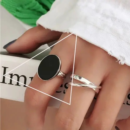 Image de Bague Argent Sterling 925 - Style Hip Hop Vintage