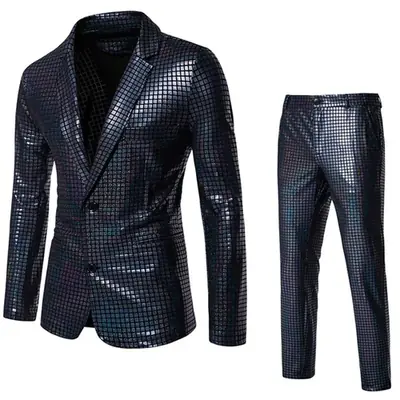 Image de Costume Arc-en-Ciel Homme - Blazer & Pantalon Luxe 2024