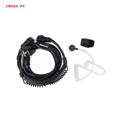Image de Oreillette PTT Retevis pour Talkie-Walkie Baofeng & Kenwood