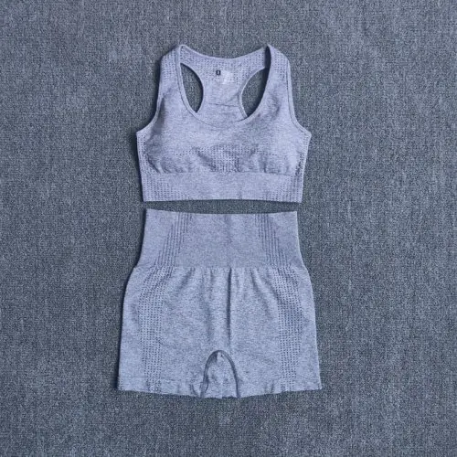 Brassière short gris