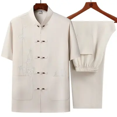 Image de Ensemble homme chemise + pantalon été 2026 tendance