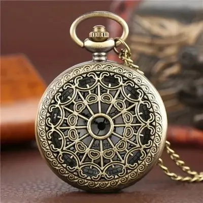 Image de Collier Montre de Poche Vintage Arachnide