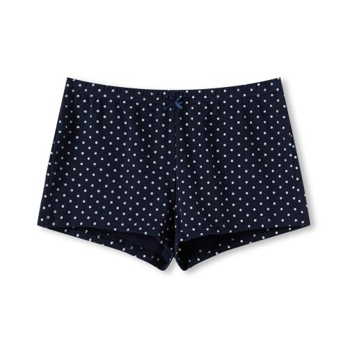 Immagine di Pantaloncini pieghevoli da donna Micro pantaloncini vintage a pois Pieghe sui pantaloni del pigiama Slim Fit Mini pantaloncini da uscire Streetwear