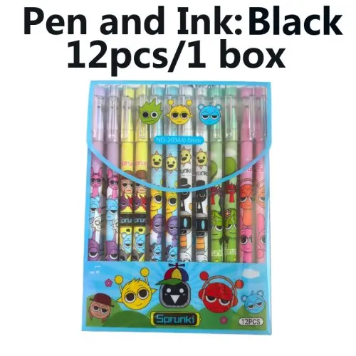 12 pièces 1 boîte noir