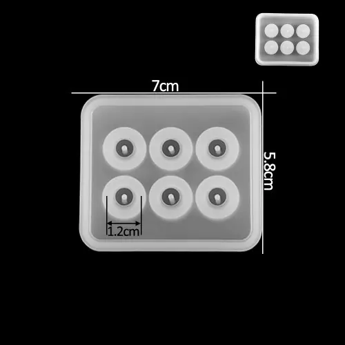 Image de Moules Silicone pour Bijoux - Création de Boucles d'oreilles & Perles