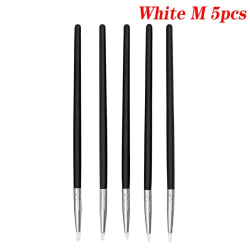 Afbeelding van 5 Stuks Tandheelkundige Hars Siliconen Vormgeven Pen Borstel Art Brush Tandheelkunde Composiet Cement Porselein Tanden Vormgeven Diy Tekening Tool
