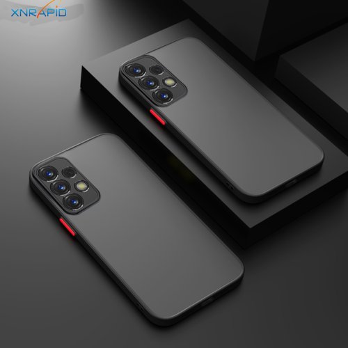 Imagen de Funda Mate Armadura A Prueba de Golpes para Samsung Galaxy A72, A55, A52, A05, A32, A17, A15, A33, A53, A73, A16, A36, A56 5G, A23, A13, A35 - Protección Completa y Estilo Moderno