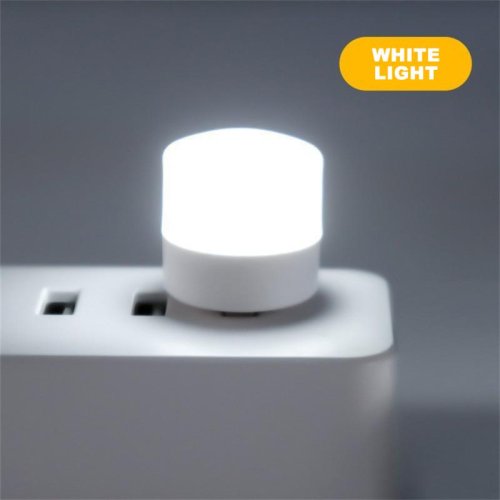 Immagine di Luce Notturna USB Mini con LED – Lampada Portatile Ricaricabile, Ideale per Lettura e Uso in Camera da Letto, Protezione degli Occhi e Design Compatta