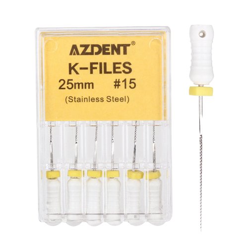 Afbeelding van Professionele Endodontische Bestanden - 6-delig Set voor Wortelkanaalbehandeling