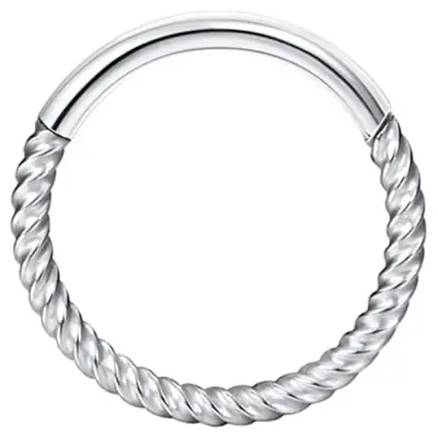 Image de Anneau de Nez en Acier Chirurgical - Clicker Septum & Helix