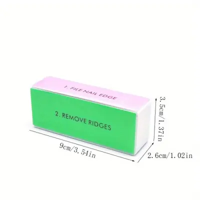 Image de Bloc de Polissage Ongles 4 Voies - Ensemble Manucure Complet