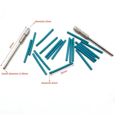 Image de Kit Polissage Bijoux 20 Pièces - Roues Mixtes & Mandrins